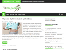 Tablet Screenshot of fitmagazin.cz